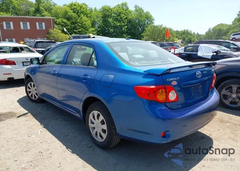 2009 Toyota Corolla Le/Xle z USA, uszkodzony, nr VIN JTDBL40E09J034871